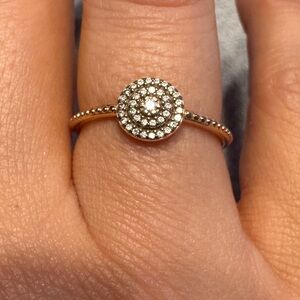 Pandora Rose Gold Elegance Ring